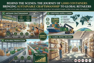 Behind the Scenes: The Journey of 1,000 Containers Bringing Sustainable Craftsmanship to Global Retailers